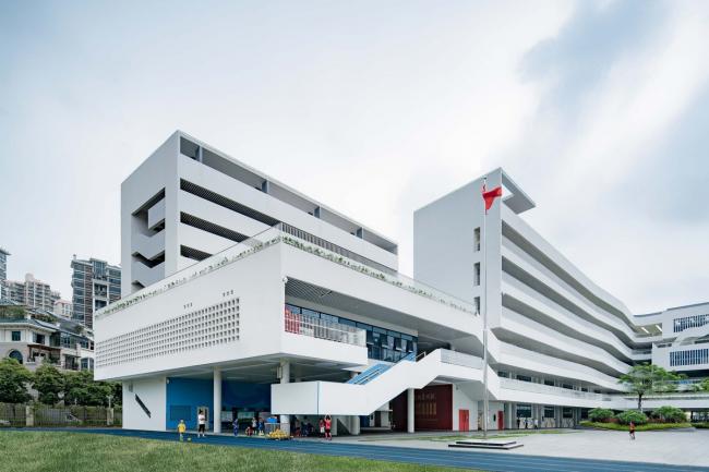 BIM建筑|深圳前海三小 (荔湾小学) / 深圳年夜学建筑设计研讨院·元本体工作室