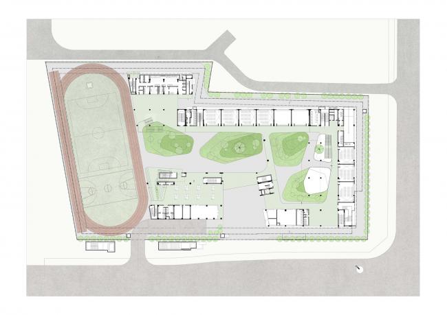 BIM建筑|深圳前海三小 (荔湾小学) / 深圳年夜学建筑设计研讨院·元本体工作室