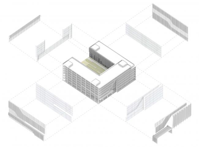 BIM建筑|是曲活动，展示科技感：广州白云国际机场综合信息年夜楼 / 武汉中合元创立筑设计