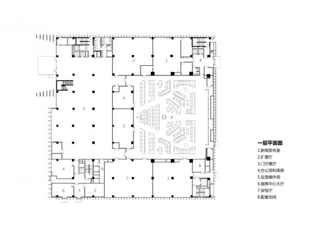 BIM建筑|是曲活动，展示科技感：广州白云国际机场综合信息年夜楼 / 武汉中合元创立筑设计