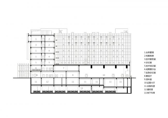 BIM建筑|是曲活动，展示科技感：广州白云国际机场综合信息年夜楼 / 武汉中合元创立筑设计