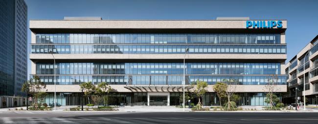 BIM建筑|年夜宁中间广场三期+PHILIPS飞利浦年夜中华区总部园区 / COLORFULL昱景设计