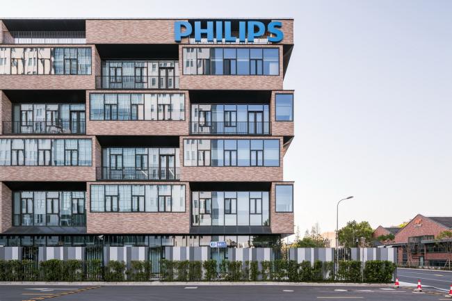 BIM建筑|年夜宁中间广场三期+PHILIPS飞利浦年夜中华区总部园区 / COLORFULL昱景设计