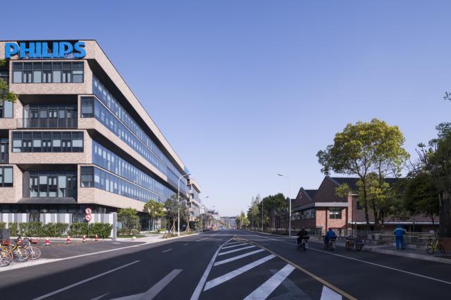 BIM建筑|年夜宁中间广场三期+PHILIPS飞利浦年夜中华区总部园区 / COLORFULL昱景设计