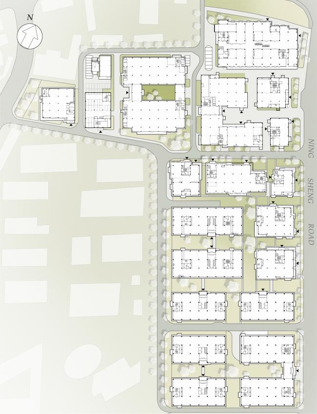 BIM建筑|年夜宁中间广场三期+PHILIPS飞利浦年夜中华区总部园区 / COLORFULL昱景设计
