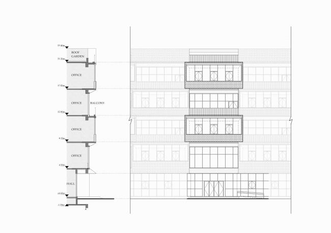 BIM建筑|年夜宁中间广场三期+PHILIPS飞利浦年夜中华区总部园区 / COLORFULL昱景设计