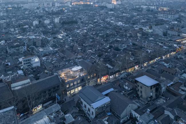 BIM建筑|有浪 | 扬州慢×新华书店 / Wutopia Lab