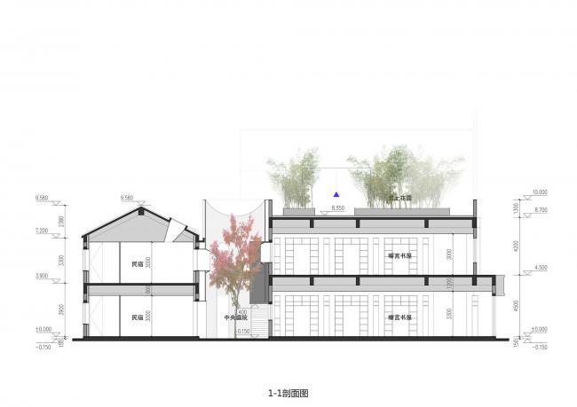 BIM建筑|有浪 | 扬州慢×新华书店 / Wutopia Lab