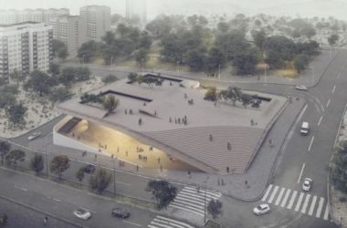 BIM建筑|Next Office 设计萨德拉艺术家论坛，回应古代波斯砖石建造技巧-BIM建筑网