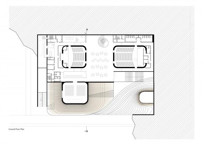 BIM建筑|Next Office 设计萨德拉艺术家论坛，回应古代波斯砖石建造技巧