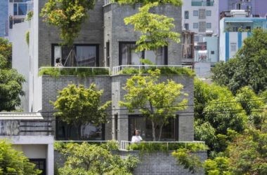 BIM建筑|安静葱茏，错落有致的梯田天台：越南花圃公寓 / Ho Khue Architects-BIM建筑网