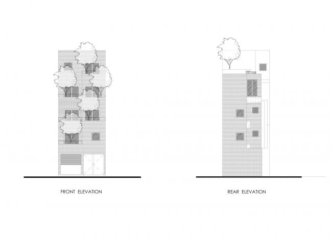 BIM建筑|安静葱茏，错落有致的梯田天台：越南花圃公寓 / Ho Khue Architects
