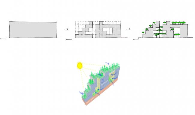 BIM建筑|安静葱茏，错落有致的梯田天台：越南花圃公寓 / Ho Khue Architects