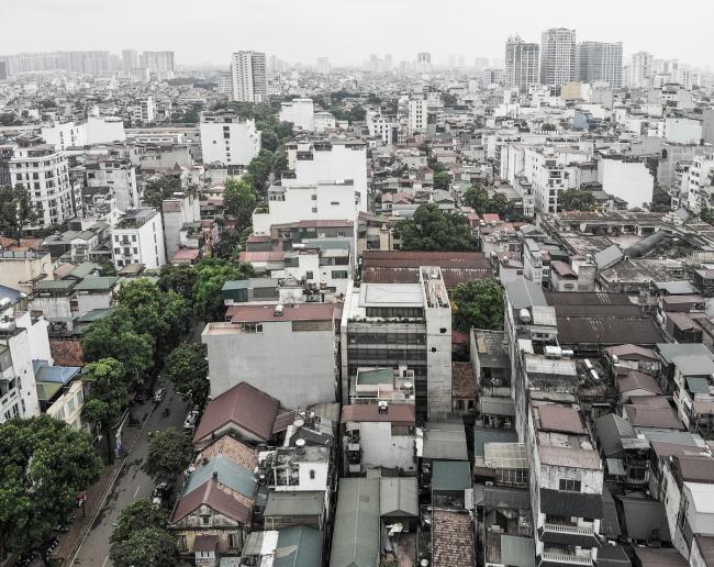 BIM建筑|OpenAsia 团体总部，两个焦点筒吊起的桥梁办公楼 / G8A Architecture & UrbanPlanning