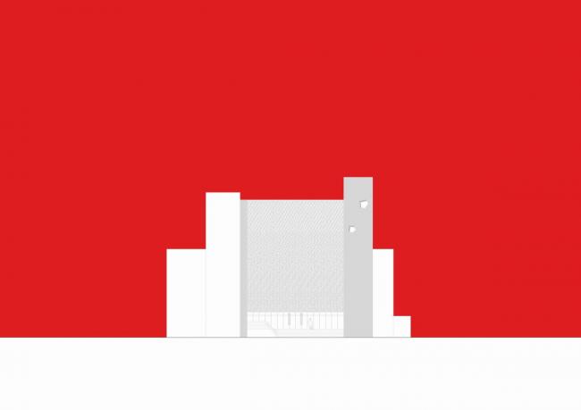 BIM建筑|OpenAsia 团体总部，两个焦点筒吊起的桥梁办公楼 / G8A Architecture & UrbanPlanning