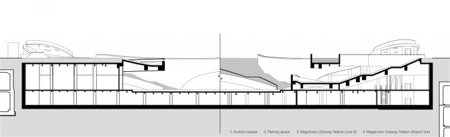 BIM建筑|流转曲线，好像衣袂飘带——麻谷中间广场 / Wooridongin Architects