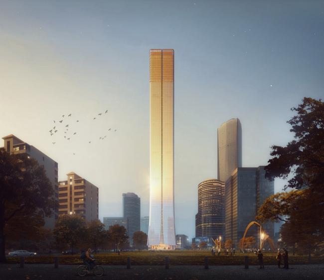 BIM建筑|南京筑印——Aedas以印章为灵感打造南京新天际线