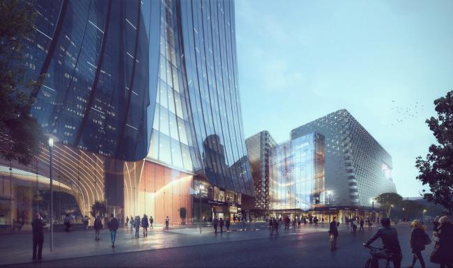 BIM建筑|南京筑印——Aedas以印章为灵感打造南京新天际线