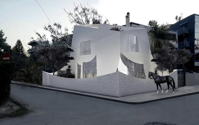 BIM建筑|抽象极简艺术作风的场景化体验室第——朱丽叶之家 / 314 建筑工作室