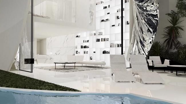 BIM建筑|抽象极简艺术作风的场景化体验室第——朱丽叶之家 / 314 建筑工作室