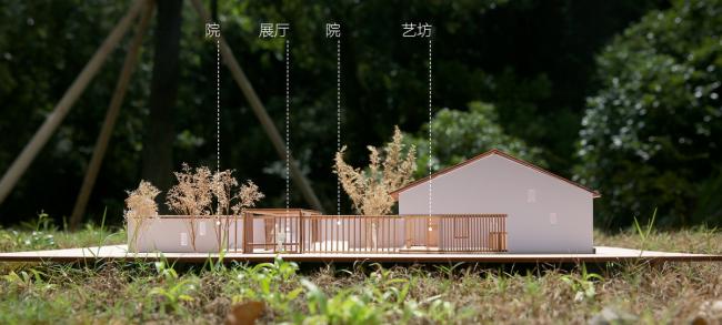 BIM建筑|剪纸艺坊&伴湖书吧 / 杭州森上建筑设计