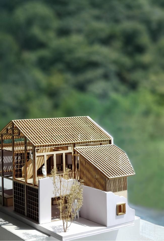 BIM建筑|剪纸艺坊&伴湖书吧 / 杭州森上建筑设计