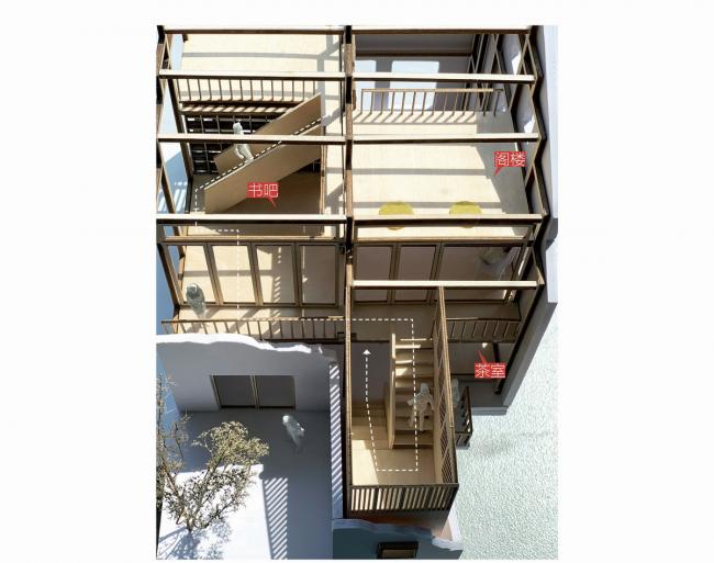 BIM建筑|剪纸艺坊&伴湖书吧 / 杭州森上建筑设计