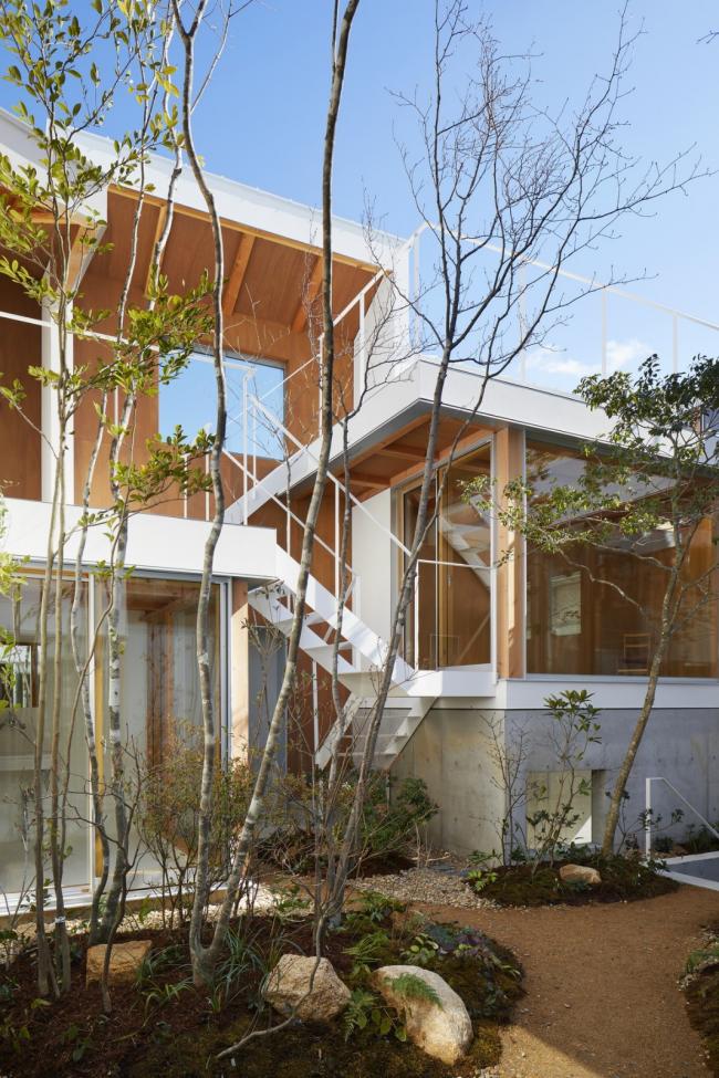 BIM建筑|城市中的山谷花圃室第 / 畑友洋建筑设计事务所