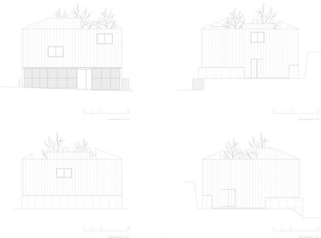 BIM建筑|城市中的山谷花圃室第 / 畑友洋建筑设计事务所