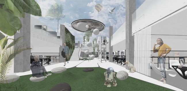 BIM建筑|东方启明星办公室，北京 / 不雅町立异研讨所