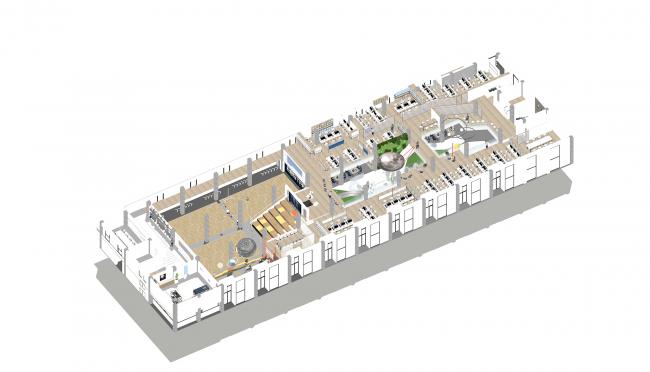 BIM建筑|东方启明星办公室，北京 / 不雅町立异研讨所