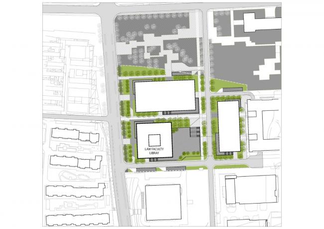 BIM建筑|清华年夜学法学院藏书楼 / KOKAISTUDIOS