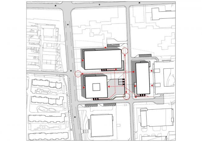 BIM建筑|清华年夜学法学院藏书楼 / KOKAISTUDIOS