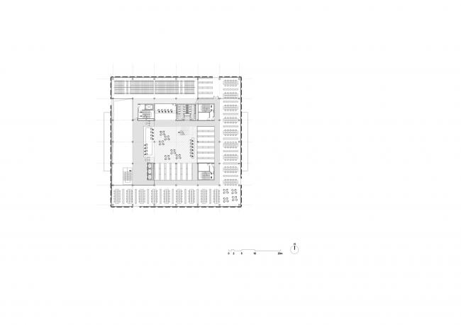BIM建筑|清华年夜学法学院藏书楼 / KOKAISTUDIOS