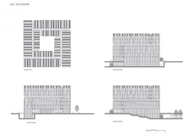 BIM建筑|清华年夜学法学院藏书楼 / KOKAISTUDIOS