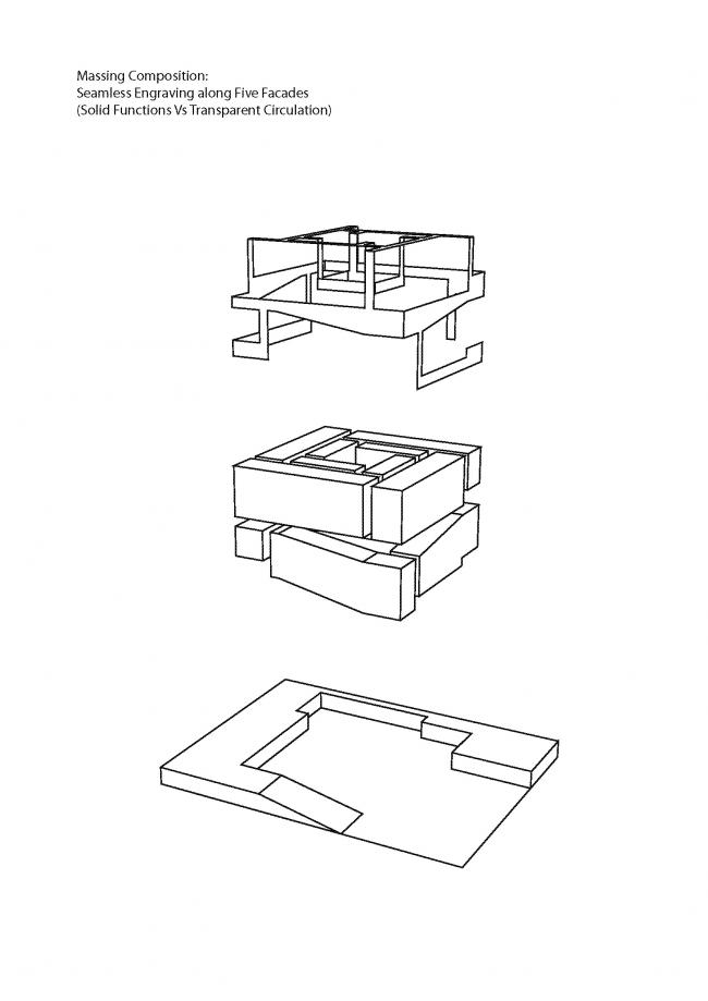 BIM建筑|清华年夜学法学院藏书楼 / KOKAISTUDIOS