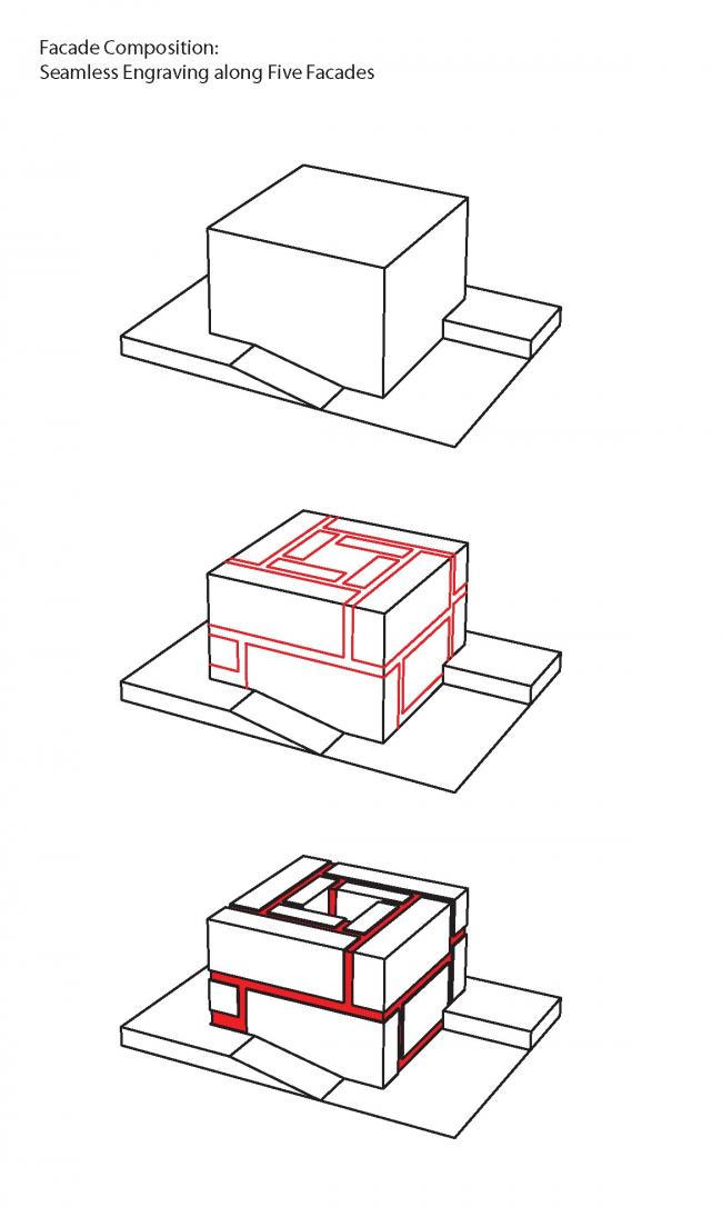 BIM建筑|清华年夜学法学院藏书楼 / KOKAISTUDIOS