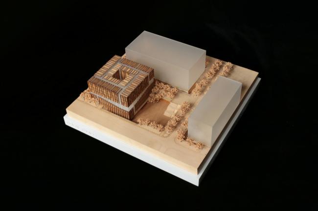 BIM建筑|清华年夜学法学院藏书楼 / KOKAISTUDIOS