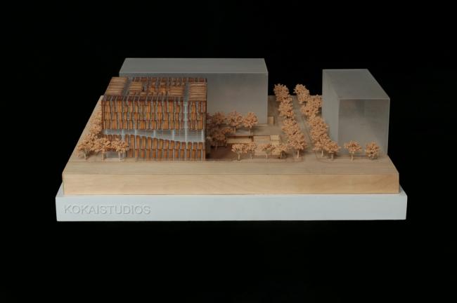 BIM建筑|清华年夜学法学院藏书楼 / KOKAISTUDIOS