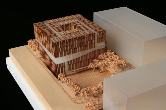 BIM建筑|清华年夜学法学院藏书楼 / KOKAISTUDIOS