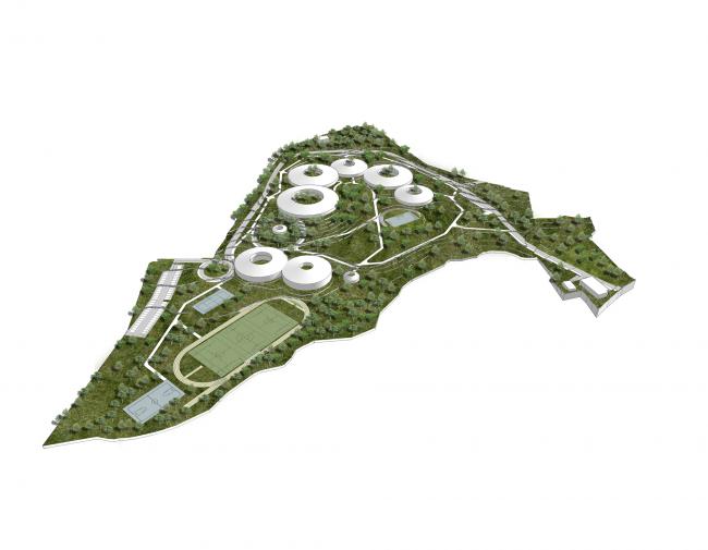 BIM建筑|蒙特梭利幼儿园，年夜天然中的月光宝盒 / Estudio Transversal