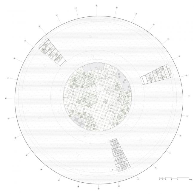 BIM建筑|蒙特梭利幼儿园，年夜天然中的月光宝盒 / Estudio Transversal