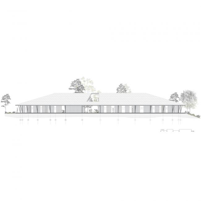 BIM建筑|蒙特梭利幼儿园，年夜天然中的月光宝盒 / Estudio Transversal