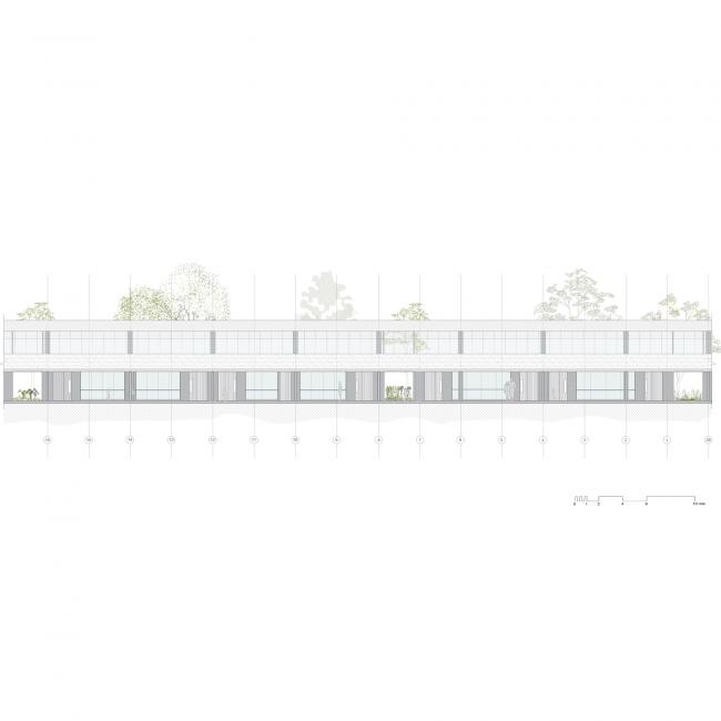 BIM建筑|蒙特梭利幼儿园，年夜天然中的月光宝盒 / Estudio Transversal