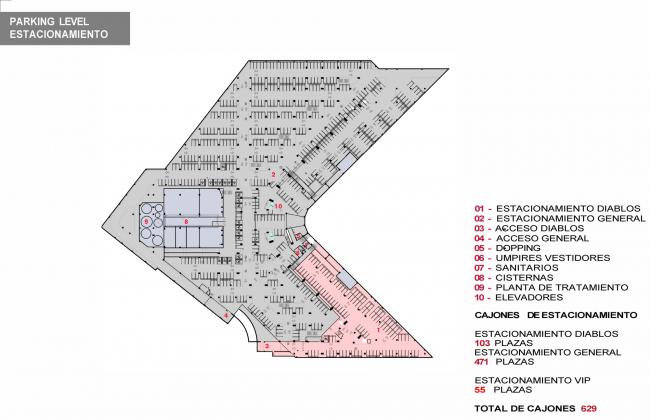 BIM建筑|如富有穿透力的三叉戟：Alfredo Harp Helú 体育馆 / FGP Atelier, Taller ADG