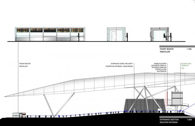 BIM建筑|如富有穿透力的三叉戟：Alfredo Harp Helú 体育馆 / FGP Atelier, Taller ADG