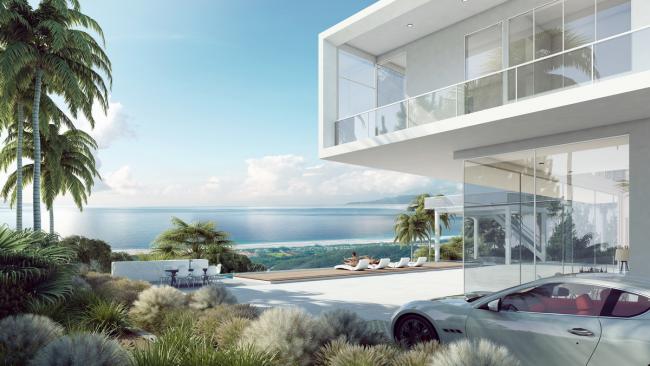 BIM建筑|论述塞班岛一处居所的“愿望” / 郊野空间设计