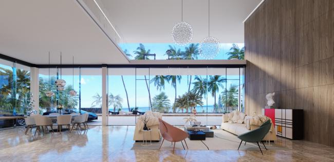 BIM建筑|论述塞班岛一处居所的“愿望” / 郊野空间设计