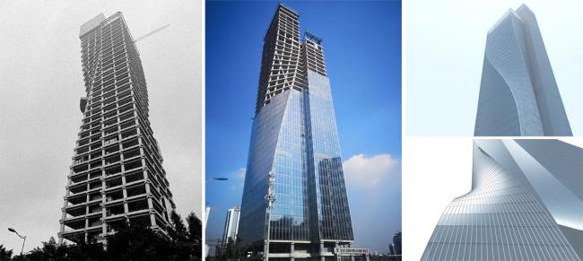 BIM建筑|“世界第一扭”：以双曲面幕墙模仿跳跃极光 / Aedas