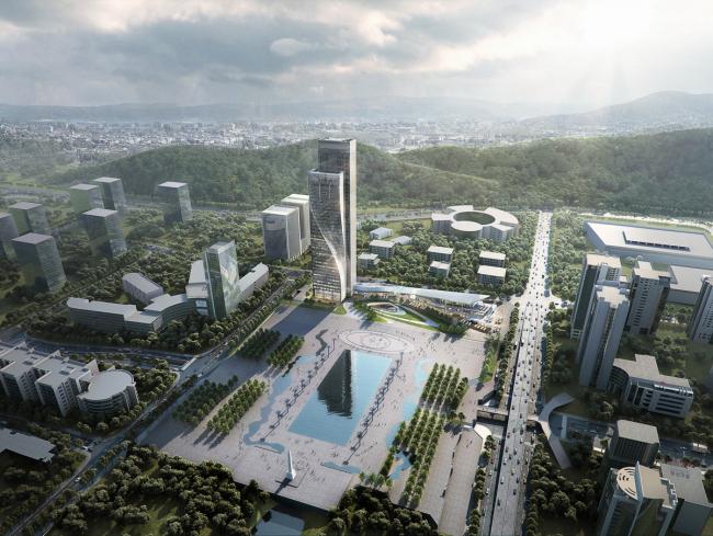 BIM建筑|“世界第一扭”：以双曲面幕墙模仿跳跃极光 / Aedas